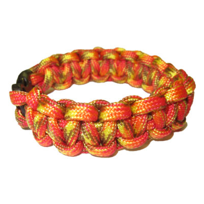 Paracord rannenauha muovilukolla