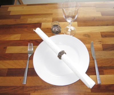 Servettipidin, tervanarusta 4 kpl - Image 4