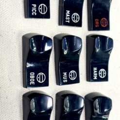 Rekisteripainike Bugari, merkinnät